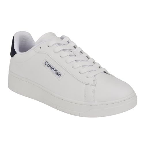 Calvin Klein Horaldo Sneaker für Herren, weiß/Marineblau, 41 EU von Calvin Klein
