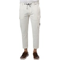 Calvin Klein Herren Cargohose weiß Jersey von Calvin Klein