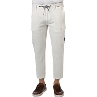 Calvin Klein Herren Cargohose weiß Jersey von Calvin Klein