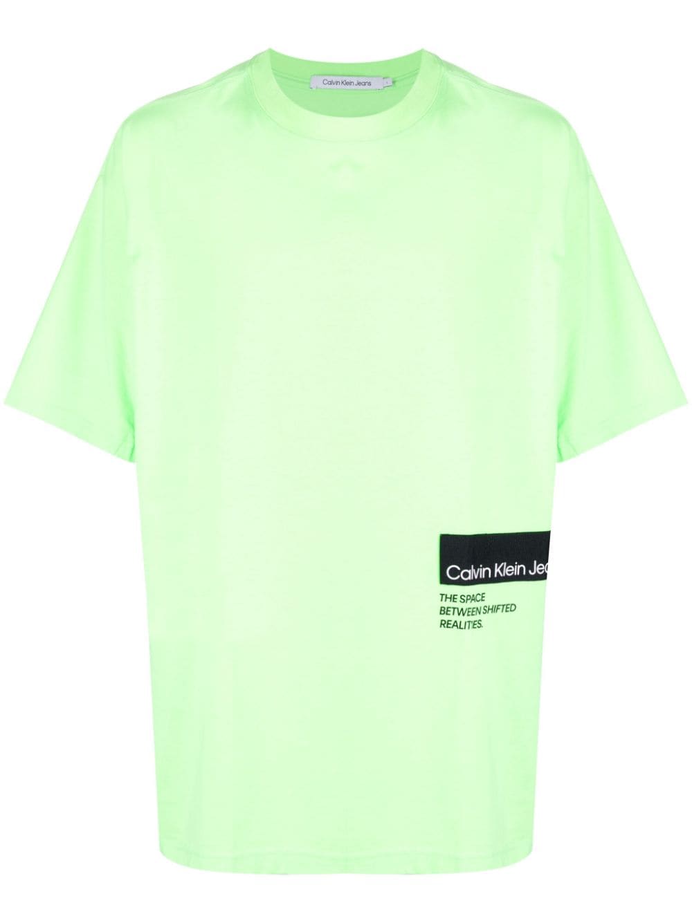 Calvin Klein Hyper Real T-Shirt mit Logo-Print - Grün von Calvin Klein