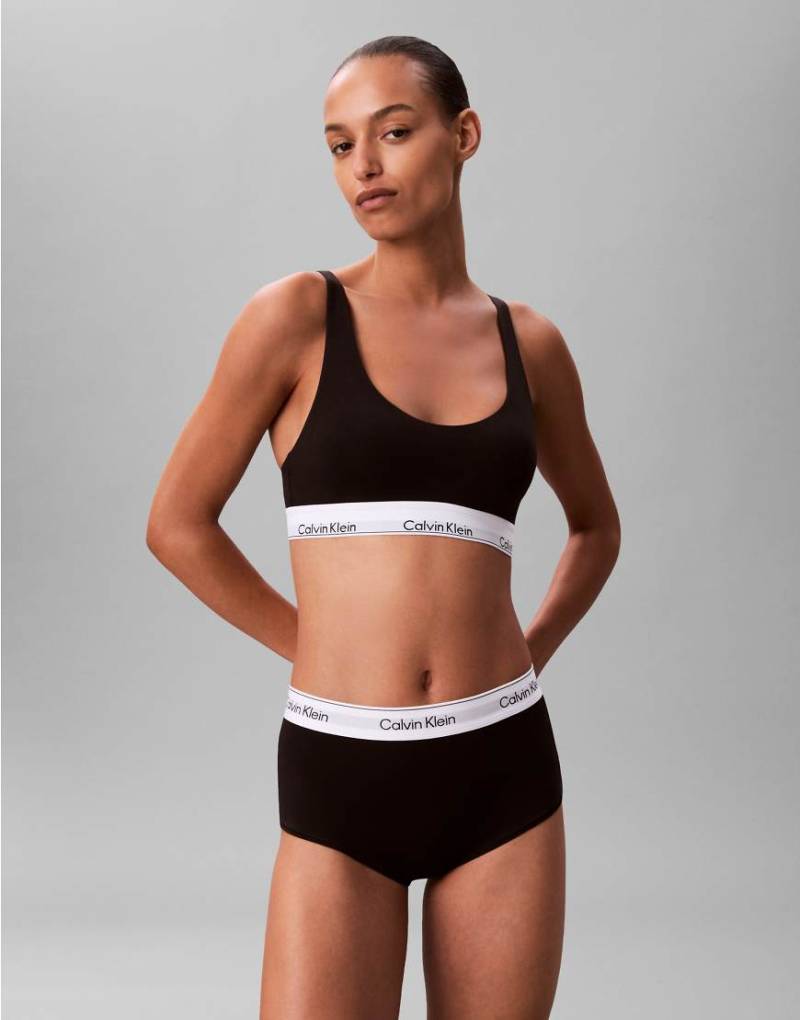 Calvin Klein - Icon Cotton Modal - Boyshorts in Schwarz von Calvin Klein