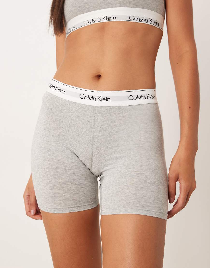 Calvin Klein - Icon Cotton Modal - Eng geschnittene Boxershorts in Grau von Calvin Klein