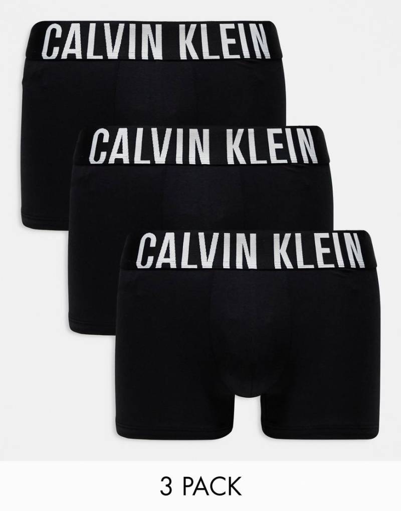 Calvin Klein - Intense Power - Unterhosen im 3er-Pack aus elastischer Baumwolle in Schwarz von Calvin Klein