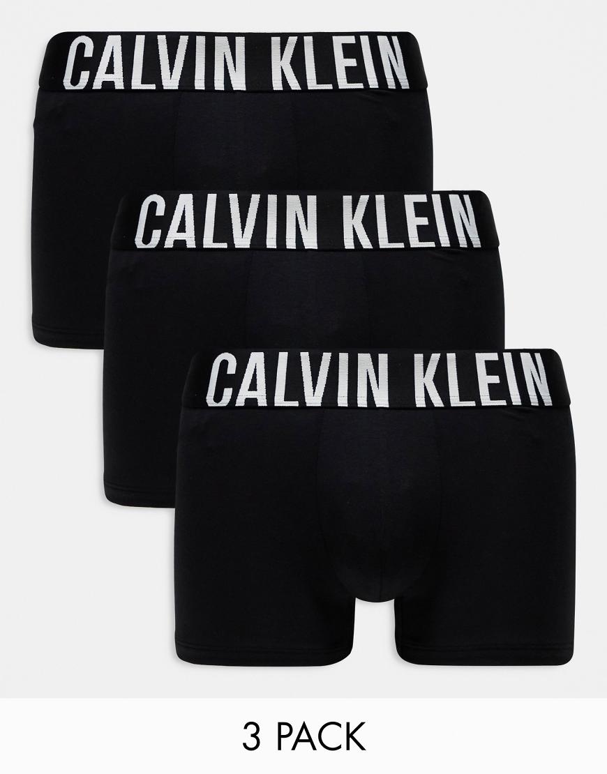 Calvin Klein - Intense Power - Unterhosen im 3er-Pack aus elastischer Baumwolle in Schwarz von Calvin Klein