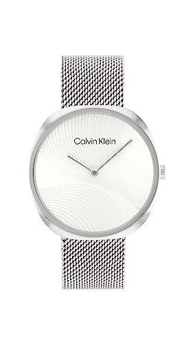 Calvin Klein Analog Quarzuhr für Damen Kollektion Sculpt mit Edelstahlarmband von Calvin Klein