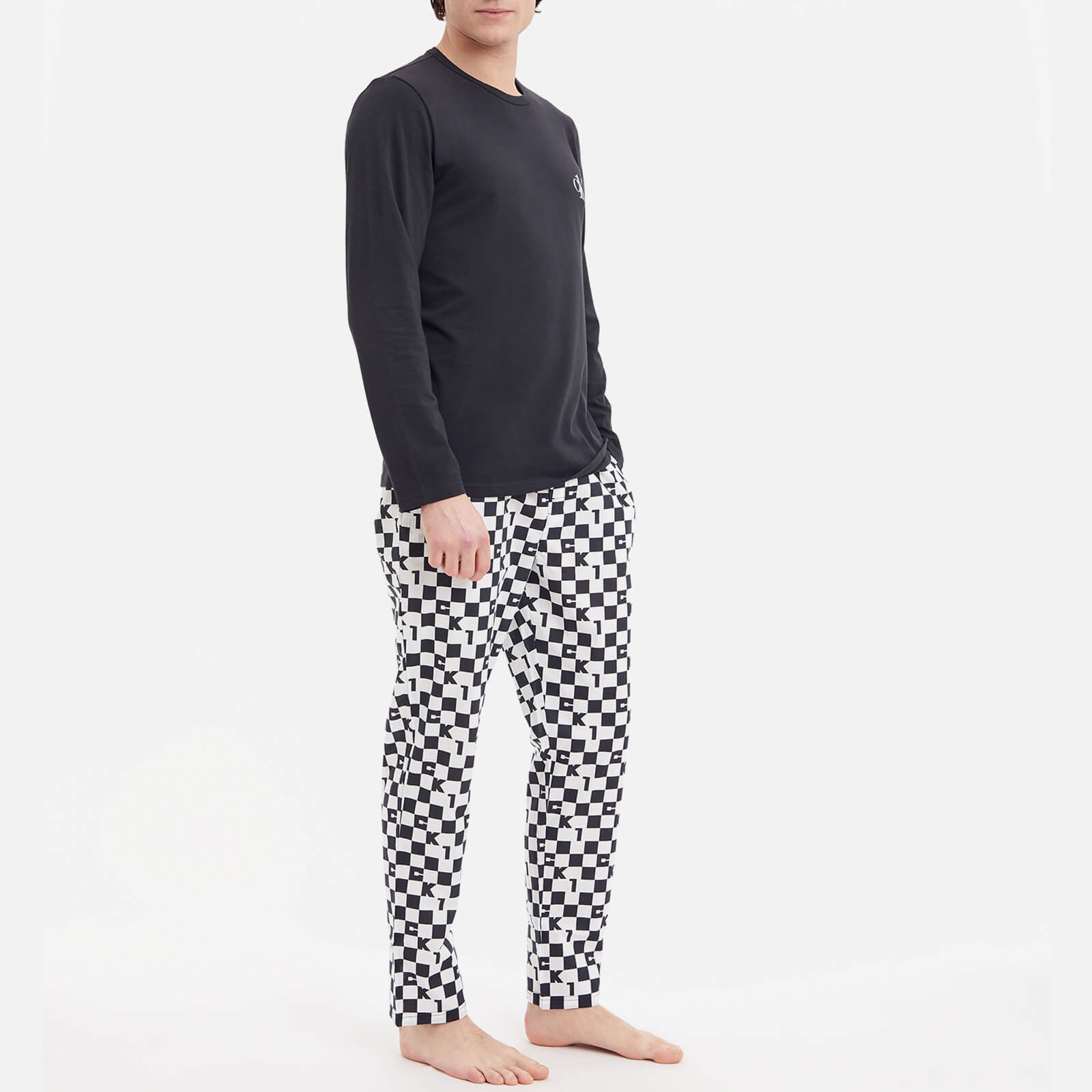 Calvin Klein Jeans Logo-Print Cotton Pyjamas - L von Calvin Klein