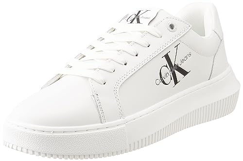 Calvin Klein Damen Cupsole Sneaker Chunky Schuhe, Weiß (White), 40 Calvin Klein Damen Cupsole Sneaker Chunky Schuhe, Weiß (White), 40 von Calvin Klein