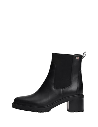 Calvin Klein Jeans Damen Heel Platform Zip Boot SS YW0YW01601 Stiefel, Braun (Fossil/Black), 36 EU von Calvin Klein