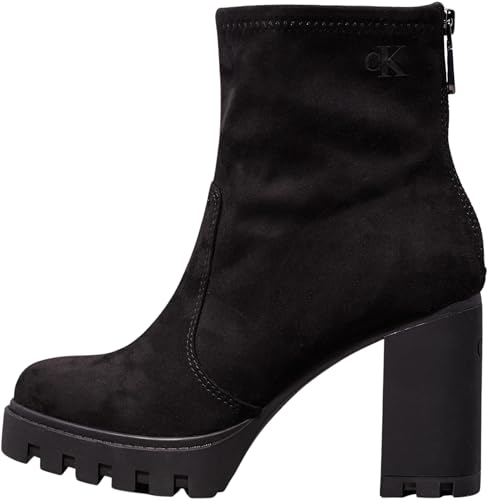 Calvin Klein Jeans Damen Heel Platform Zip Boot SS YW0YW01601 Stiefel, Schwarz (Triple Black), 38 EU von Calvin Klein