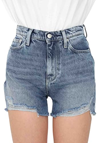 Calvin Klein Jeans Damen MOM Short Hose, Denim Medium, 26W (Regular) von Calvin Klein Jeans