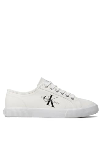 Calvin Klein Jeans Damen Vulcanized Sneaker Schuhe, Weiß (White), 39 von Calvin Klein