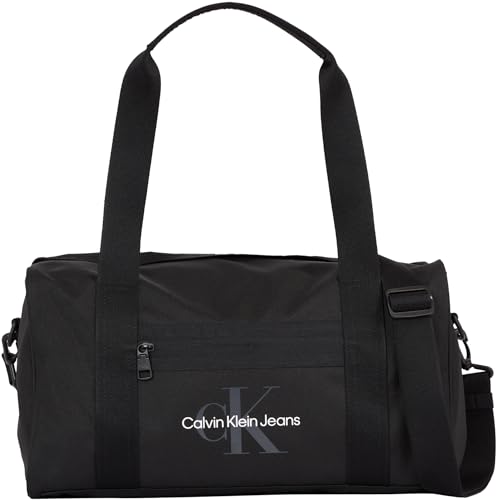Calvin Klein Jeans Herren Duffle Bag Tasche Sport Essentials Handgepäck, Schwarz (Black), Onesize von Calvin Klein