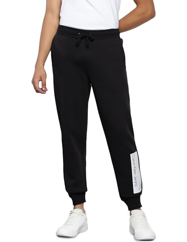 Calvin Klein Jeans Herren Hyper REAL Box Logo HWK Pant J30J324053 Strickhosen, Schwarz (Ck Black), M von Calvin Klein