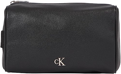 Calvin Klein Jeans Herren Kulturbeutel Mono Kunstleder, Schwarz (Black), Onesize von Calvin Klein