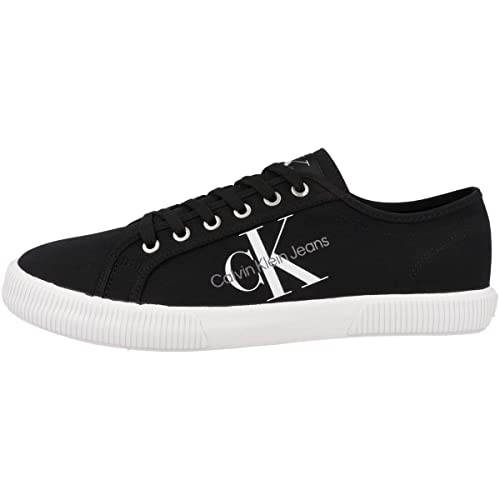 Calvin Klein Jeans Herren Vulcanized Sneaker Essential Vulc Schuhe, Schwarz (Black), 42 von Calvin Klein