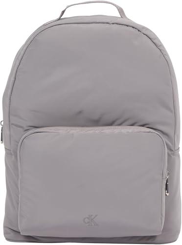 Calvin Klein Herren Rucksack Center Zip Mittelgroß, Grau (Titanium), Einheitsgröße von Calvin Klein