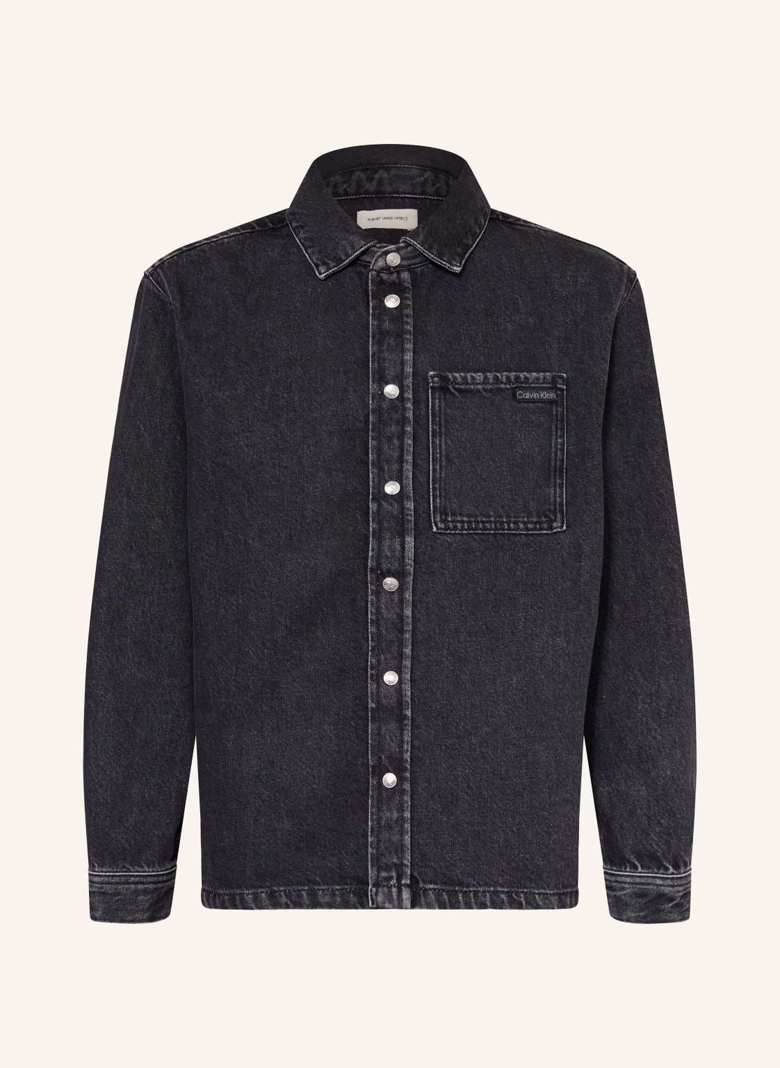 Calvin Klein Jeans-Overshirt schwarz von Calvin Klein