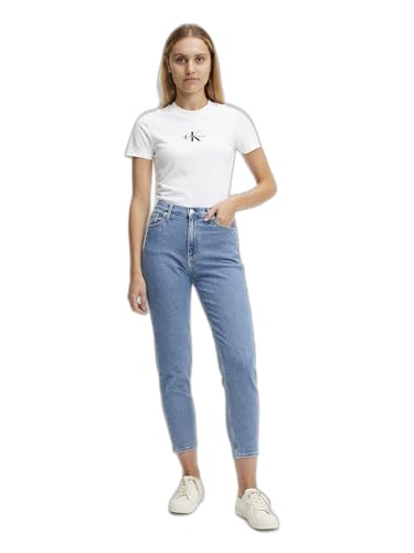 Calvin Klein Herren Jeans Hose Slim Tapered Fit, Blau (Denim Light), 31W/34L von Calvin Klein