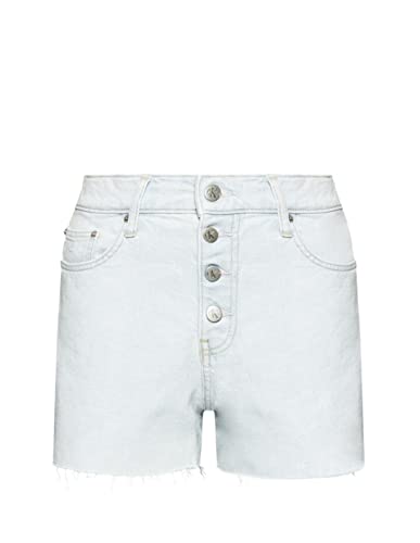 Calvin Klein Jeans Shorts 5-Pocket High-Waist Button-Verschluss hellblau Größe W29 von Calvin Klein