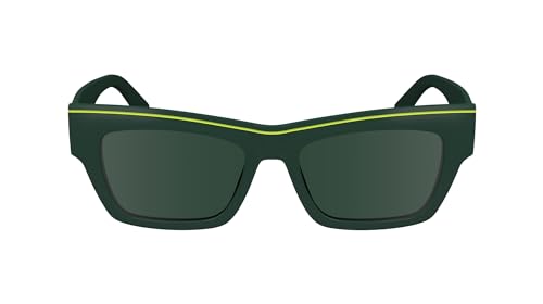 Calvin Klein Jeans Unisex Adult Sunglasses CKJ24602S - Forest with Solid Green Lens von Calvin Klein