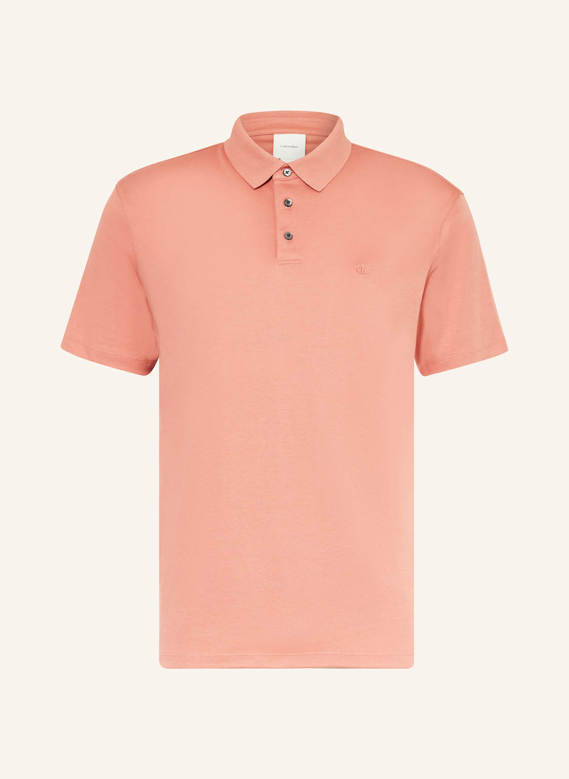 Calvin Klein Jersey-Poloshirt Classic Fit rosa von Calvin Klein