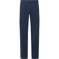 Calvin Klein Jerseyhose mit Dehnbund und Bundfalte, Slim Tapered Fit in L von Calvin Klein