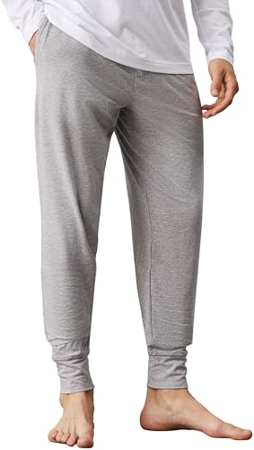 Calvin Klein Herren Jogginghose Jogger Drawstring mit Tunnelzug, Grau (Medium Grey Heather), XL von Calvin Klein