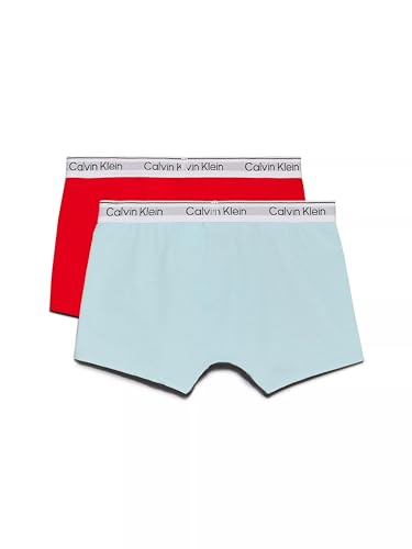 Calvin Klein Jungen 2 Stück Trunkmatte Trunk, Pudersky/Mittelalter, 4-5 von Calvin Klein