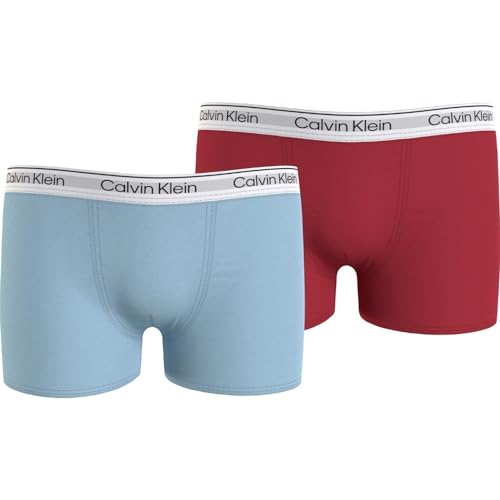 Calvin Klein Jungen 2 Stück Trunkmatte Trunk, Pudersky/Mittelalter, 4-5 von Calvin Klein