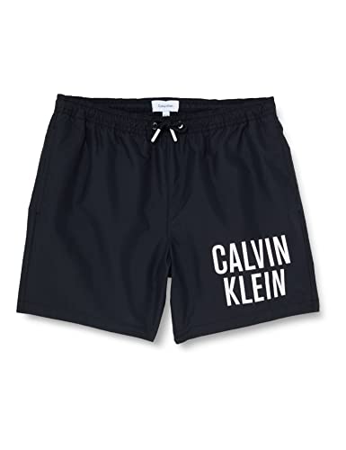 Calvin Klein Jungen Badehose Kurz, Schwarz (Pvh Black), 8-10 Jahre von Calvin Klein