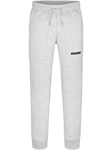 Calvin Klein Jungen Jogginghose Micro Logo Sweatpants 14 Jahre Grau von Calvin Klein