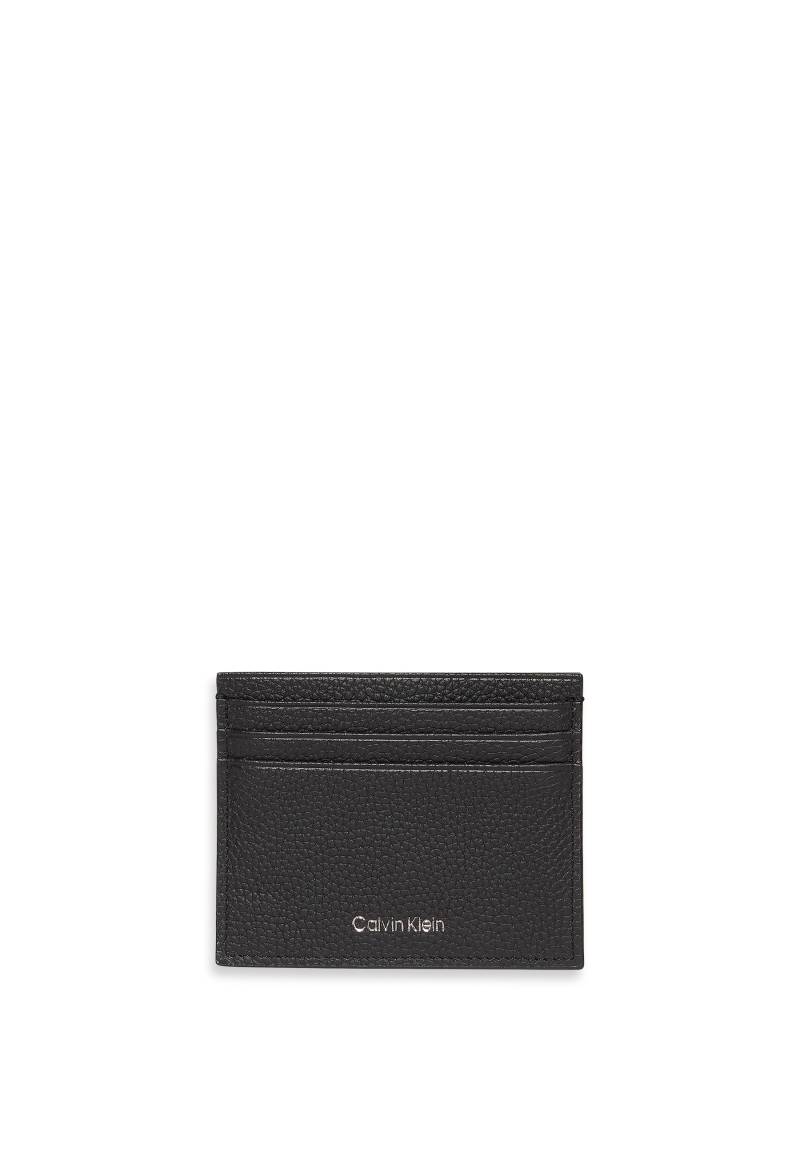 Calvin Klein Kartenetui "FOIL EMBOSS EW CARD CASE", Men Geldbeutel, Kreditkartenetui mit Logoschriftzug von Calvin Klein