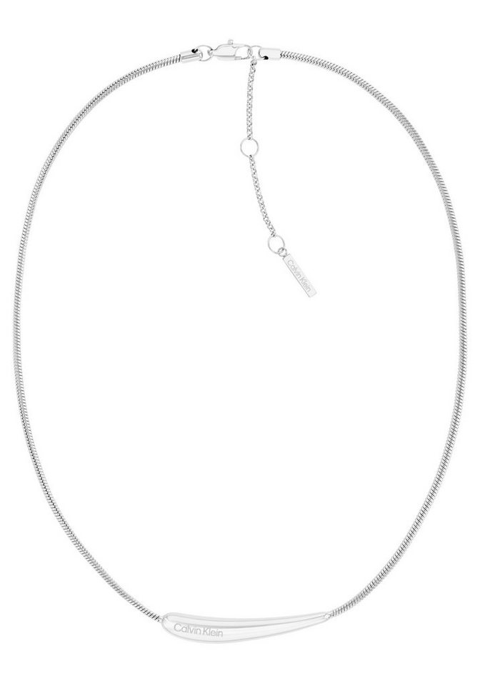 Calvin Klein Kette ohne Anhänger Schmuck Edelstahl Halsschmuck Halskette Schlangenkette DROPS von Calvin Klein