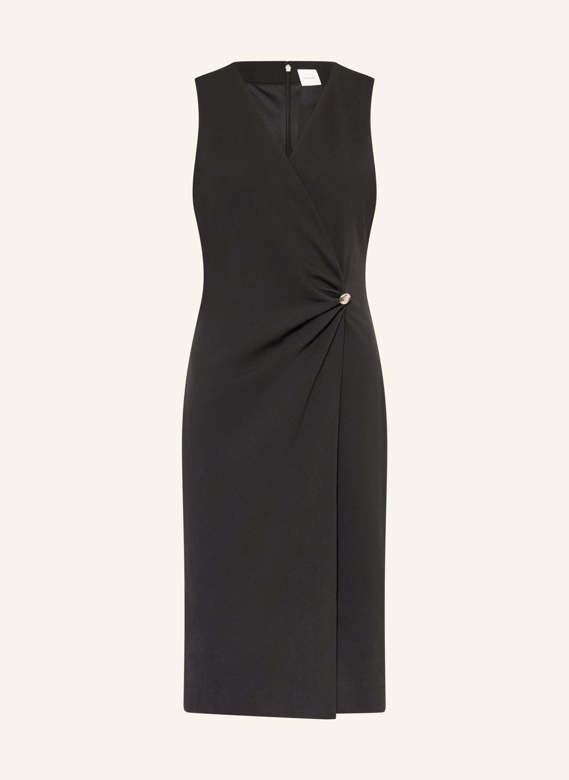 Calvin Klein Kleid In Wickeloptik schwarz von Calvin Klein