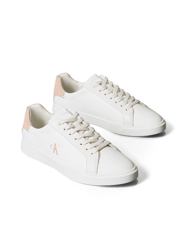 Calvin Klein LOW PRO CUPS LTH MG Sneaker Schnürschuh, Halbschuh, Freizeitschuh mit seitlichem CK-Logo von Calvin Klein
