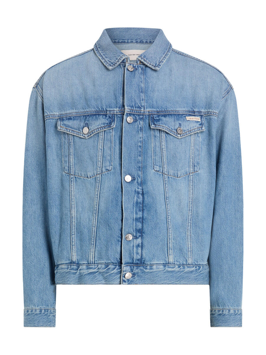 Calvin Klein - Lässige Jeansjacke blau - Gr. - S von Calvin Klein