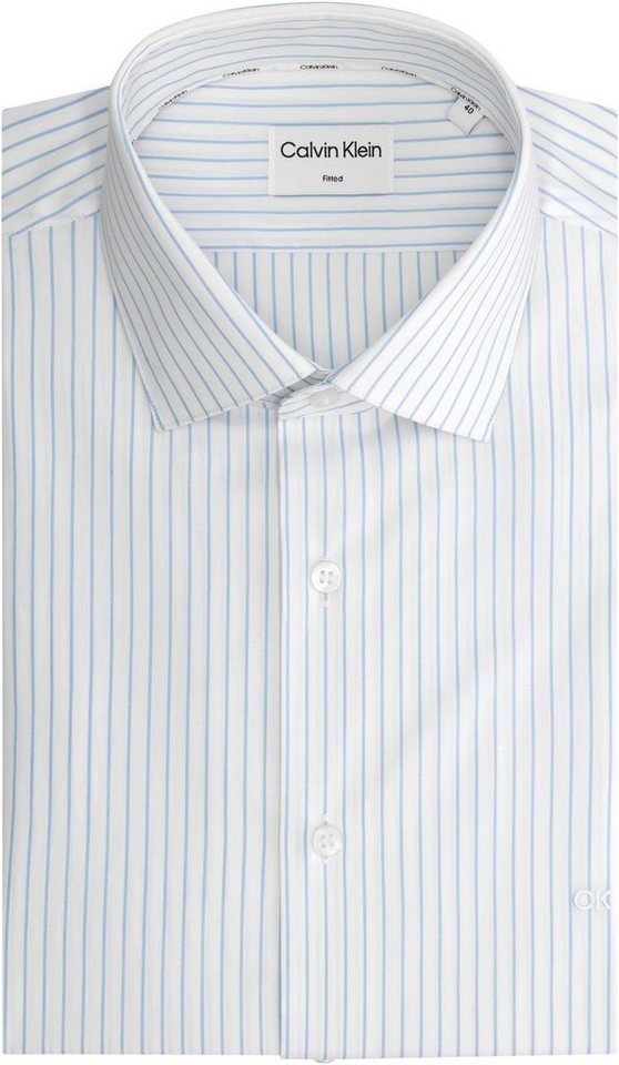 Calvin Klein Langarmhemd THERMO TECH STRIPE FITTED SHIRT von Calvin Klein