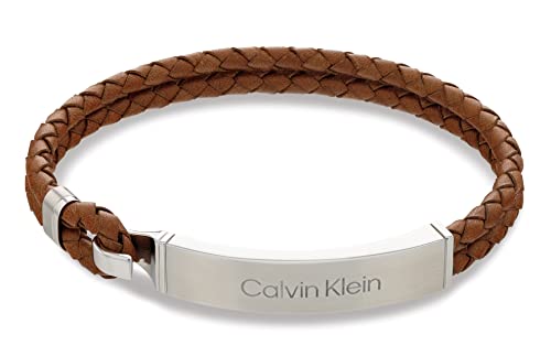 Calvin Klein Lederarmband für Herren Kollektion CK ICONIC FOR HIM Braun, Schwarz und Grün von Calvin Klein