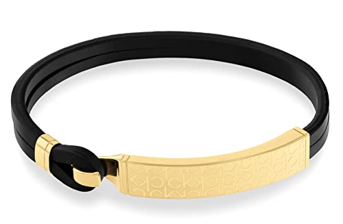 Calvin Klein Lederarmband für Herren Kollektion CK ICONIC FOR HIM Schwarz - 35000408 von Calvin Klein