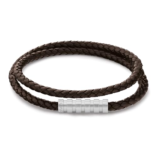 Calvin Klein Lederarmband für Herren Kollektion WRAPPED & BRAIDED Braun - 35000094 von Calvin Klein