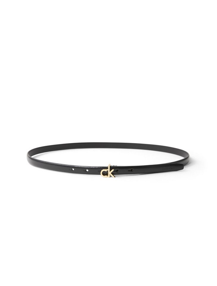 Calvin Klein Ledergürtel CK BUCKLE SKINNY BELT 15MM von Calvin Klein