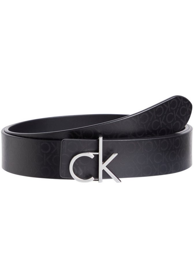 Calvin Klein Ledergürtel CK LOGO REVERSIBLE BELT 3.0 mit Logoprägung als Schließe Calvin Klein Ledergürtel CK LOGO REVERSIBLE BELT 3.0 mit Logoprägung als Schließe von Calvin Klein