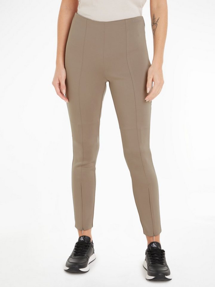 Calvin Klein Leggings TECHNICAL KNIT LEGGING mit Reißverschluss am Beinabschluss von Calvin Klein