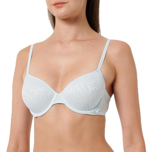 Calvin Klein Damen Demi-Cups BH Lightly Lined mit Bügel, Blau (Plein Air), 85C von Calvin Klein