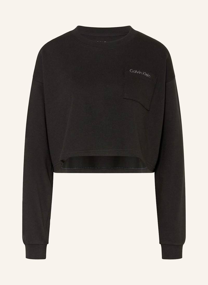 Calvin Klein Lounge-Shirt Logo Cotton Jersey schwarz von Calvin Klein