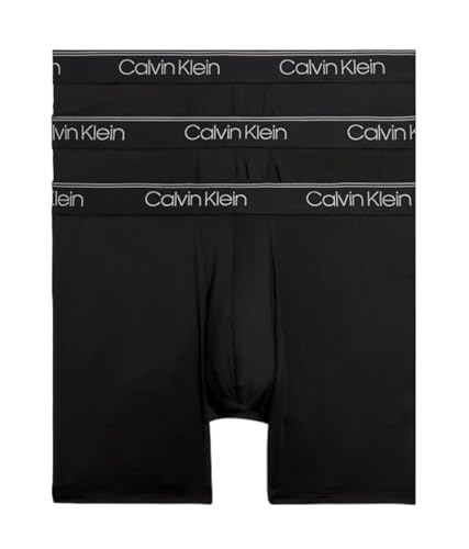 Calvin Klein Low Rise Trunk 3Pk Low Rise Trunk Herren, Schwarz (Black), S von Calvin Klein