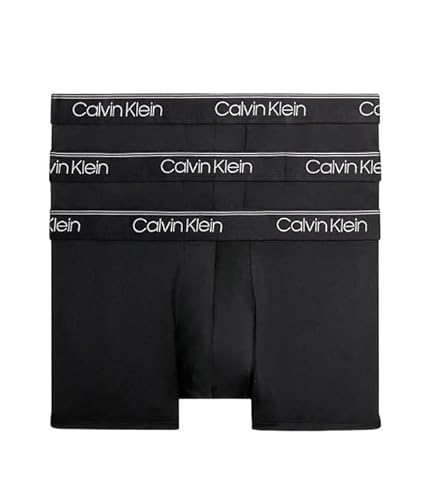 Calvin Klein Low Rise Trunk 3Pk Low Rise Trunk Herren, Schwarz (Black), XXL von Calvin Klein