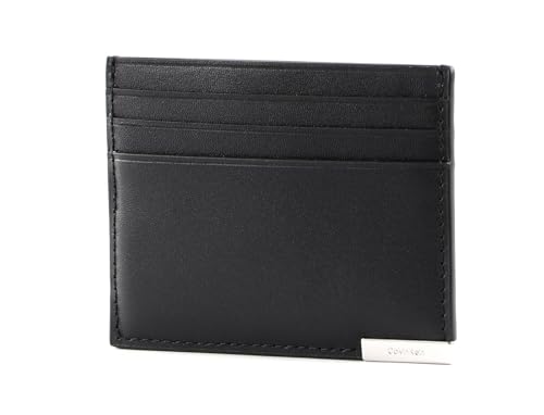 Calvin Klein MODERN PLAQUE CARDHOLDER 6CC Geldbörsen Herren, Schwarz (Ck Black), OS von Calvin Klein