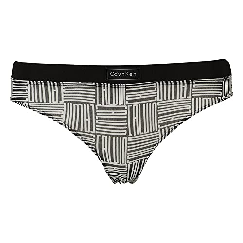 Calvin Klein Mädchen 2Pk Heritage G80G800564 Bikini Hose, Schwarz (Calvininformblackaop/Pvhblack), 12-14 Jahre von Calvin Klein Jeans