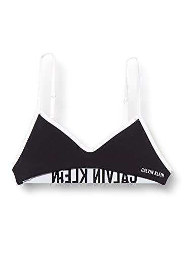 Calvin Klein Mädchen Moulded Bra G80G800578 Geformte BHS, Schwarz (Black), 8-10 Jahre von Calvin Klein Jeans